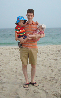 Jake with kids